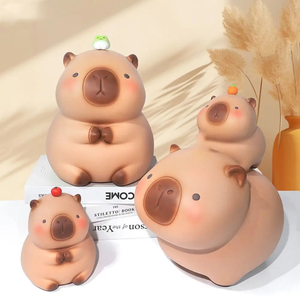 Adorable Kawaii Capybara Piggy Bank 🐹💰 - Large Capacity for Cash Savings & Home Decor! Perfect Gift for Kids!