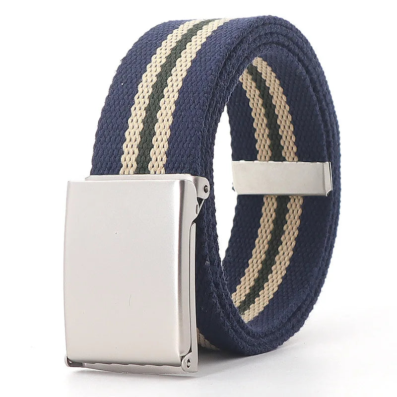 Kawaii Rainbow Striped Tactical Belt 🌈✨ Unisex Slim Fashion Accessory for Casual Vibes! 🐾🦄