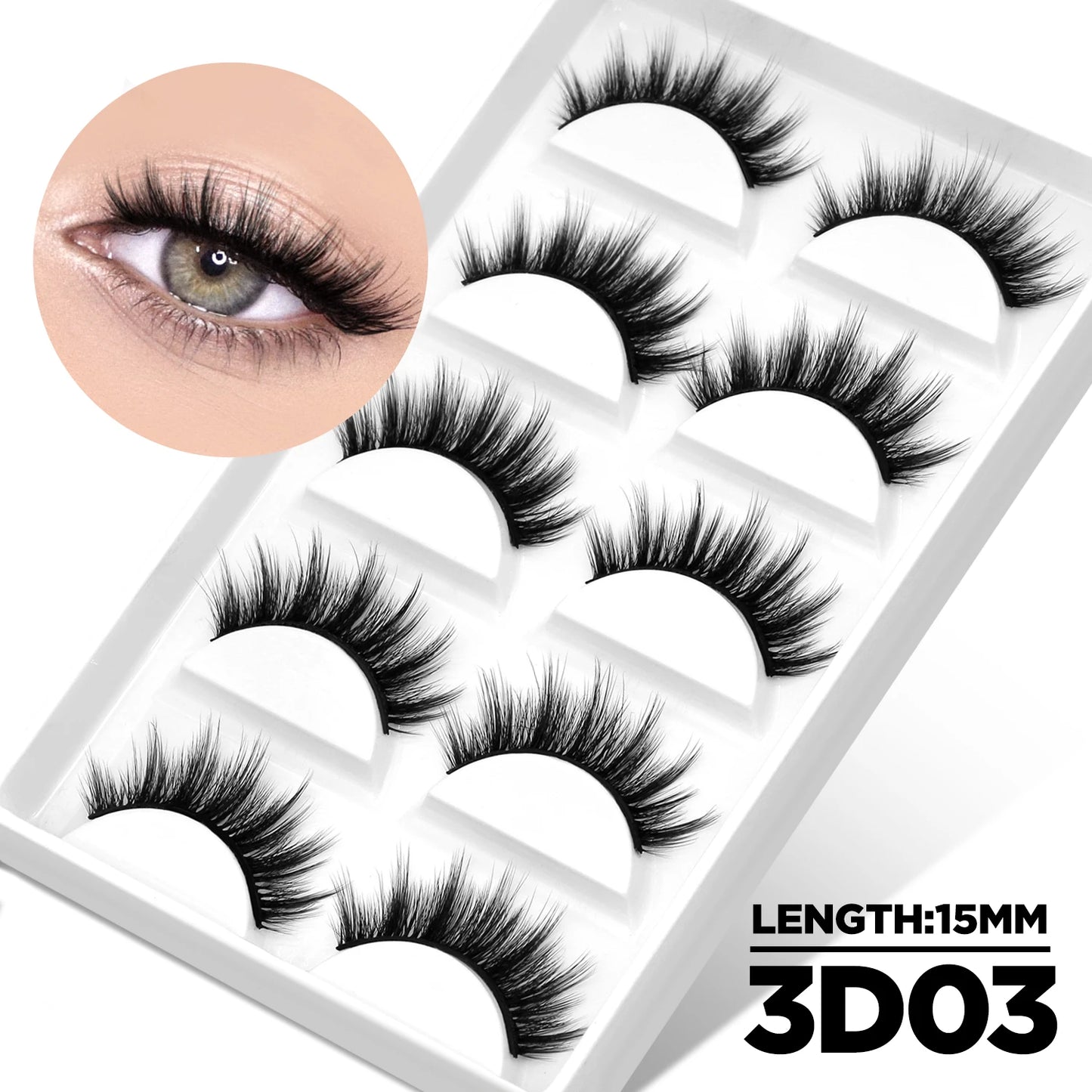 Cat Eye Lashes Manga Style 3D Faux Mink Lashes Winged Wispy Cross Natural Elongated Look 😺✨