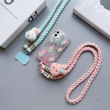 Kawaii Outdoor Adventure Lanyard 🌟✨ Cute Mobile Phone Strap for Women - Anti-Loss & Fashionable Hanging Accessory! 🎀📱