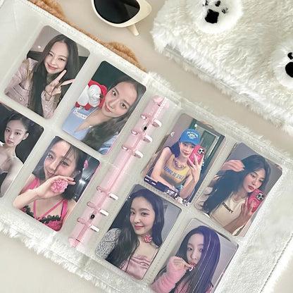 Kawaii Plush Pet Photo Album 🐾📸 - A6 Binder for Kpop & Memories! ✨📚