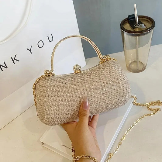 ✨ Kawaii Shiny Dinner Bag 🌟 Soft Fashion Shoulder Chain Purse for Trendy Women 💖