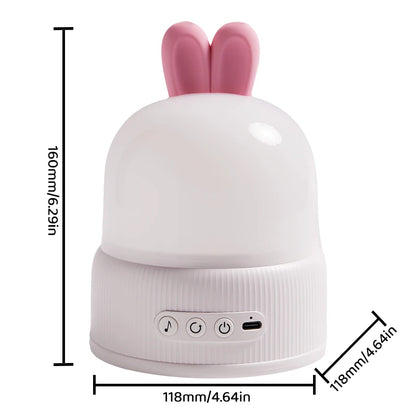 Adorable Bunny Projection Night Light 🌙✨ – Enchanting Ocean Scenes for Kids' Sleep & Room Decor! 🎁🐰