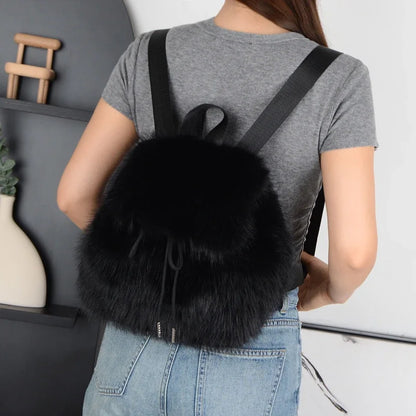 Kawaii Cozy Plush Backpack 🎒✨ | Adorable Large Capacity Women's Bag for Trendy Winter Adventures! ❄️💖