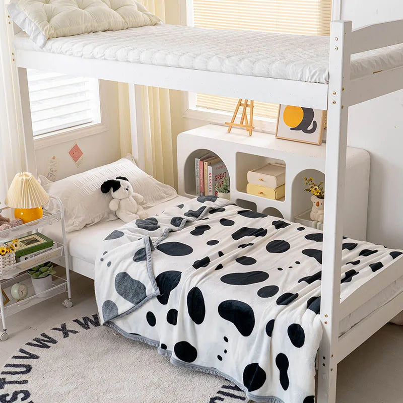 YanYangTian 2024 New Thin blanket sofa cover bedding Cute puppy print Autumn Winter warm comforter Home and decoration - Pixie Quill