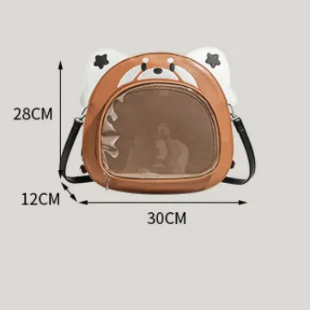 Raccoon Kawaii Ita Bag 🎒✨ | Trendy Ulzzang Backpack for Students | Y2K Fashion Must-Have 🦝💕