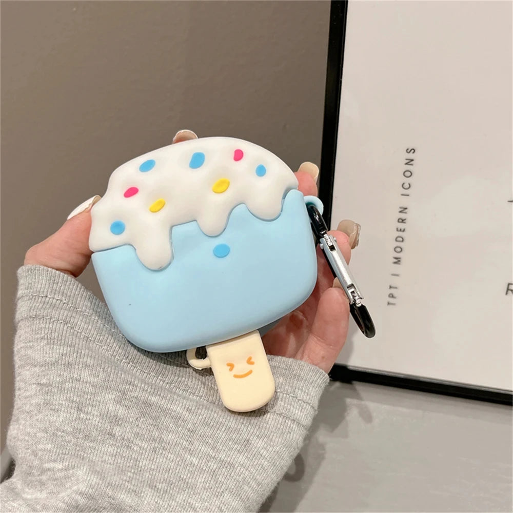 🥰 Adorable 3D Love Heart Robot Silicone Case for AirPods 💖 - Cute & Protective Cover for All Models! 🎧✨ - Pixie Quill
