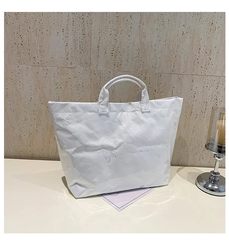 Kawaii Chic Clear Tote Bag 🌈✨ | Stylish & Spacious Velcro Handbag for Women 👜💕 | Perfect for Casual Outings!