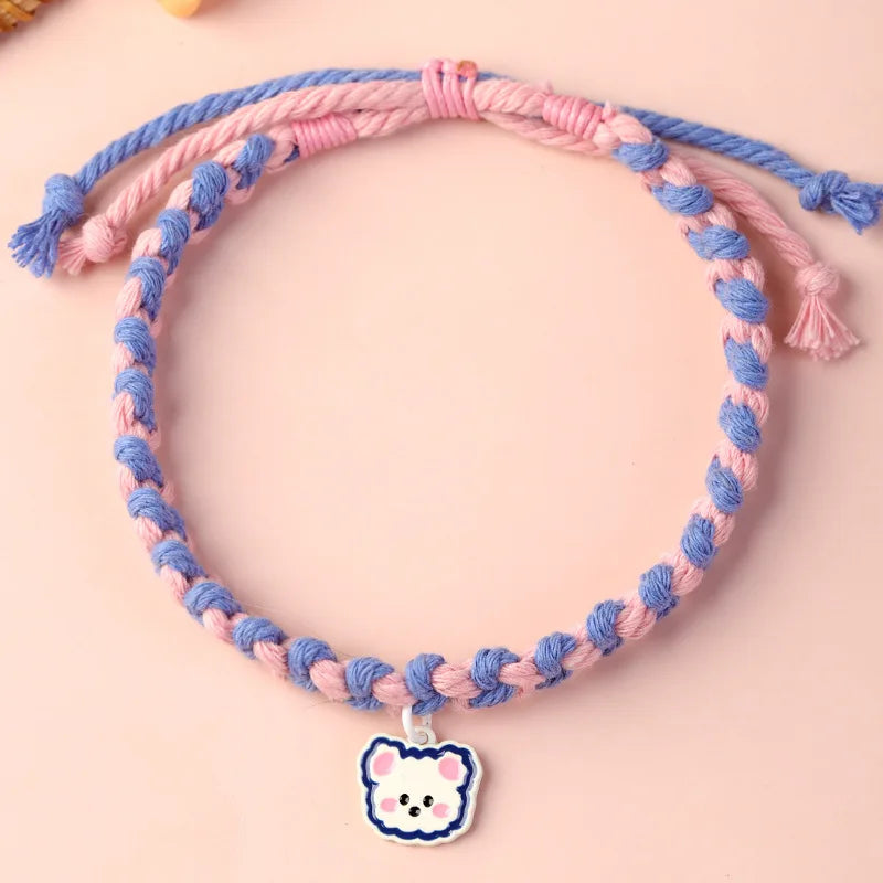 🐻💕 Cute Bear Buddy Cat Collars - Fun & Adjustable Style for Your Purrfect Companion! 🐾💖