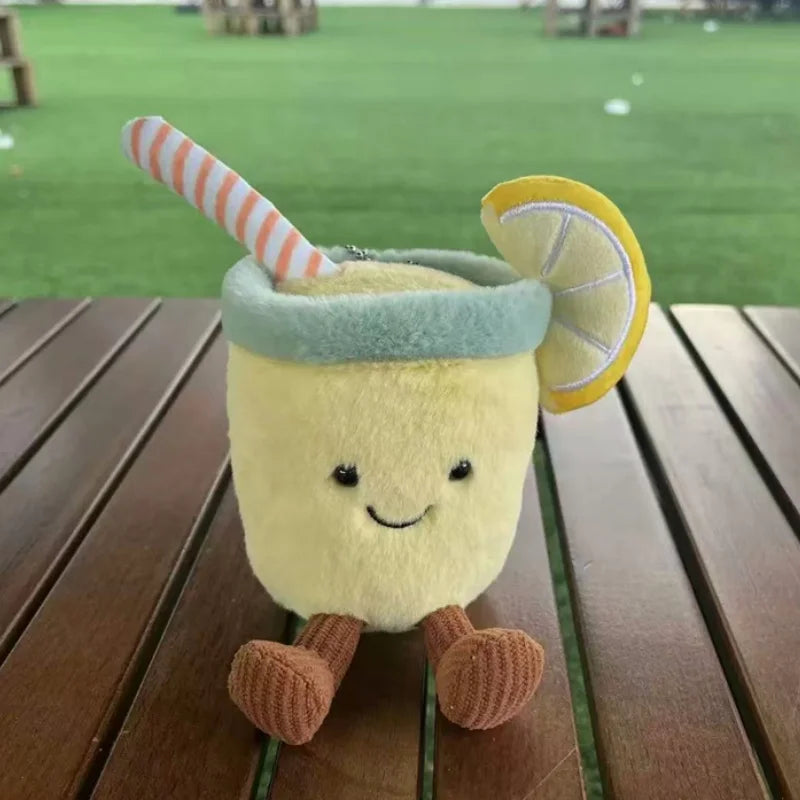 15cm Coconut Jelly And Lemonade Plush Doll Cute Soothing Toy Gift 🧸🍋