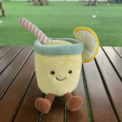 15cm Coconut Jelly And Lemonade Plush Doll Cute Soothing Toy Gift 🧸🍋