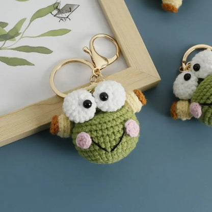 Bear Couple Keychains Crochet Duo For Keys And Bags Cute Handcrafted Charms 🧶🐻
