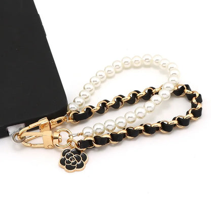 Cute Pearl Doll Phone Lanyard With Bead Chain Anti Loss SJGS19 📱🎀