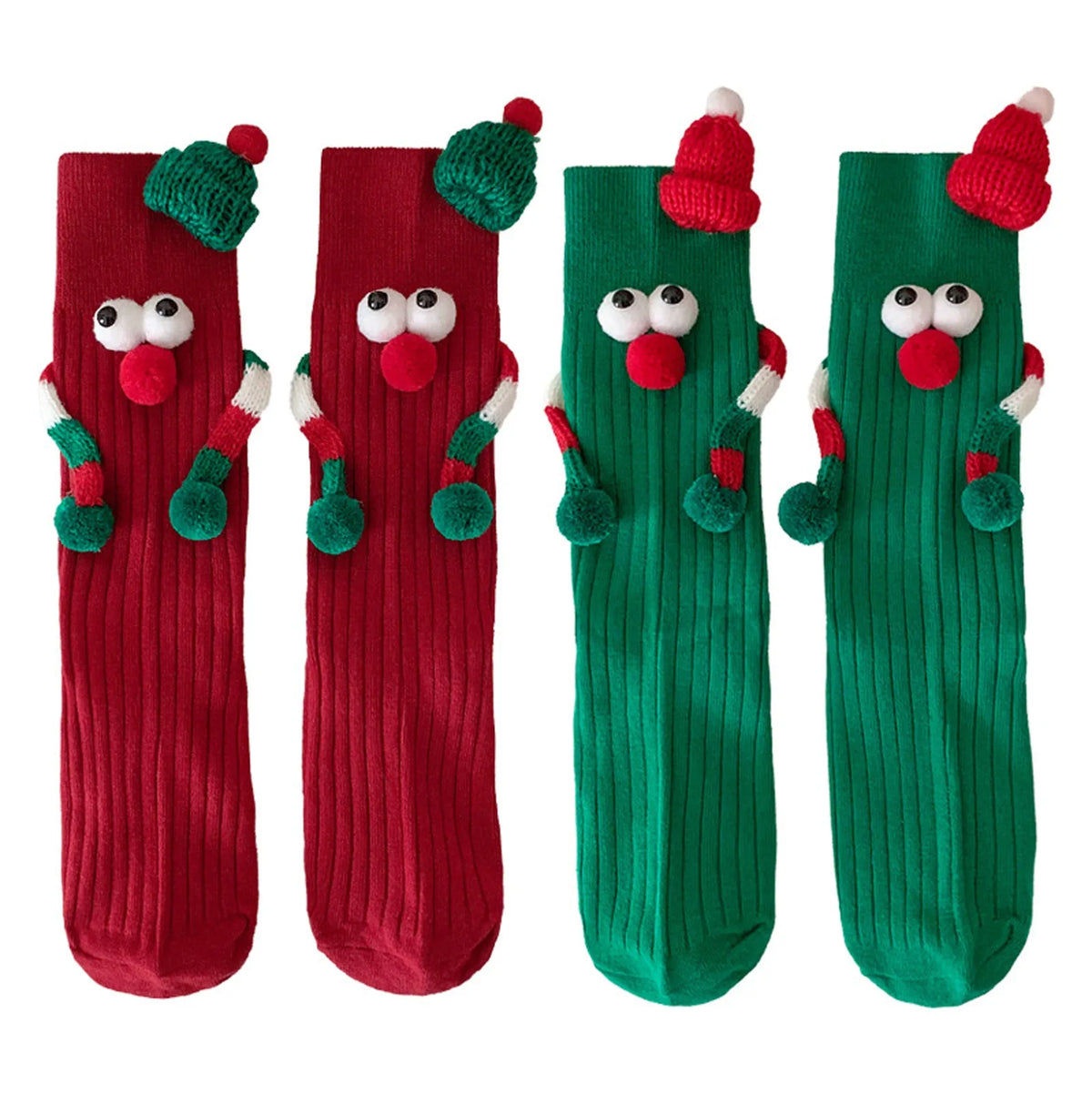 Cute Christmas Cartoon Socks For Women Mid Calf Cozy Gift 🧦🎄🎁