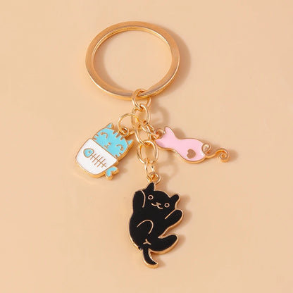 Kawaii Unicorn Horse Enamel Keychain 🦄✨ | Cute Metal Key Ring Pendant for Women & Girls | Perfect DIY Gift for Handbags & Car Keys 🎁💕