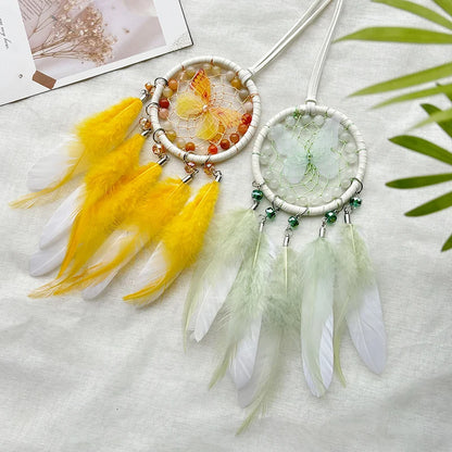 Dream Catcher Butterfly Wind Chimes Car Hanging Ornaments Gift 🪶🦋