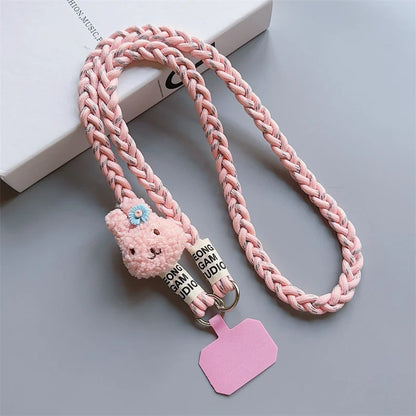 Kawaii Outdoor Adventure Lanyard 🌟✨ Cute Mobile Phone Strap for Women - Anti-Loss & Fashionable Hanging Accessory! 🎀📱