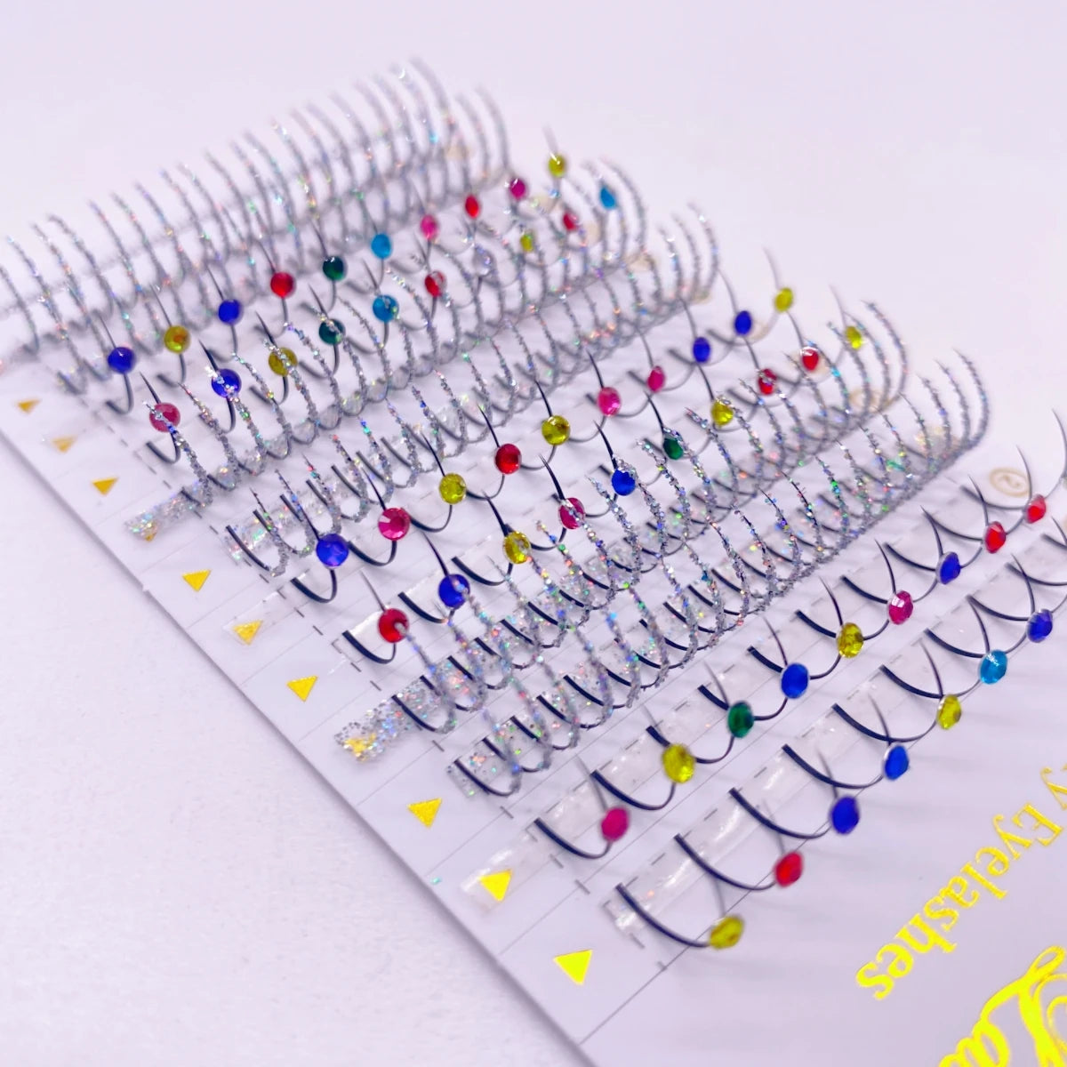 ✨Sparkling Butterfly Mink Lashes 🌟 Kawaii Diamond Glitter False Eyelashes 💖 Sweet Heart Fairy Makeup Clusters