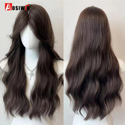 Cute Ombre Blonde & Black Double Ponytail Lolita Wig 🎀✨ - Kawaii Cosplay Hair with Bangs for Harajuku Style! 💖👸