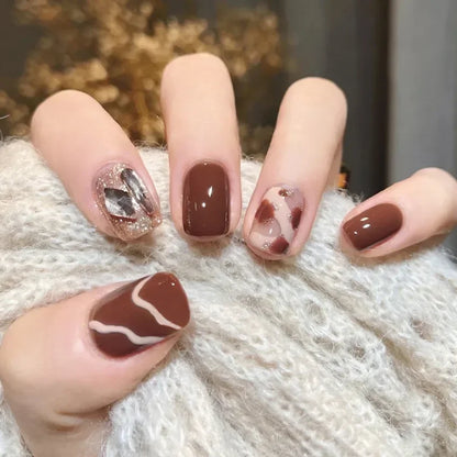 Cute Kawaii Bunny Press-On Nails 🐰✨ | 24 Pcs Full Coverage Acrylic Nail Art Set 🎨 | Reusable & Adorable Fake Nails with Tools! 💅🌸