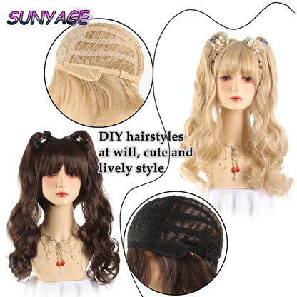 Kawaii Ombre Princess Double Ponytail Wig 💖✨