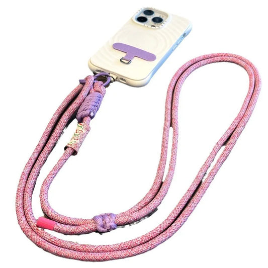 Kawaii Retro Phone Strap 🌈✨ Adjustable Crossbody Lanyard & Anti-Loss Cord for Cute Adventures! 📱💕