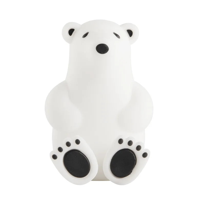 Kawaii Polar Bear Toothbrush Holder 🐻🪥 | Adorable Wall-Mounted Suction Cup Rack for Mask & Storage 🎨✨