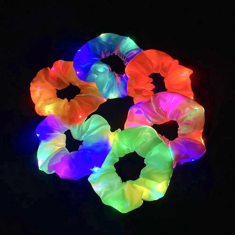 ✨ Sparkle & Shine LED Scrunchies 🎉 - Perfect Hair Accessory for Parties & Celebrations! 🌈💖