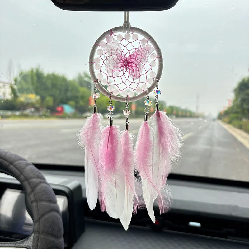 Dream Catcher Butterfly Wind Chimes Car Hanging Ornaments Gift 🪶🦋