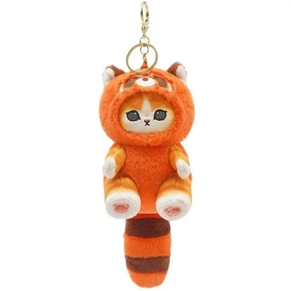 Chibi Shark Cat Plush Keychain Pendant Cartoon Charm Backpack Decor 🧸🎒✨