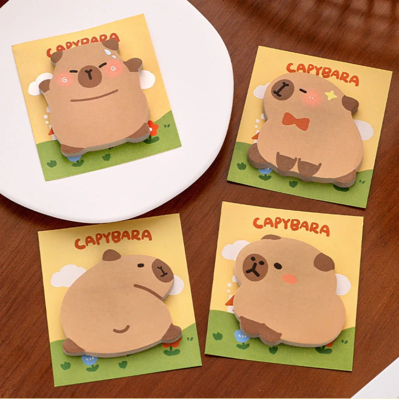 🐡✨Adorable Pufferfish Sticky Notes - 5Pcs Irregular Memo Pad Set for Creative Students! 📚💖
