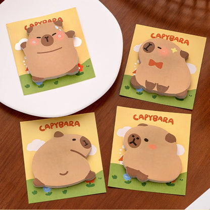 🐡✨Adorable Pufferfish Sticky Notes - 5Pcs Irregular Memo Pad Set for Creative Students! 📚💖