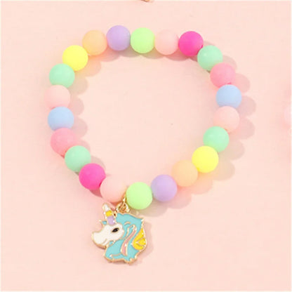 💖 Adorable Kawaii Popcorn Beads Bracelet 🌈 for Girls - Whimsical Friendship Jewelry 🌟
