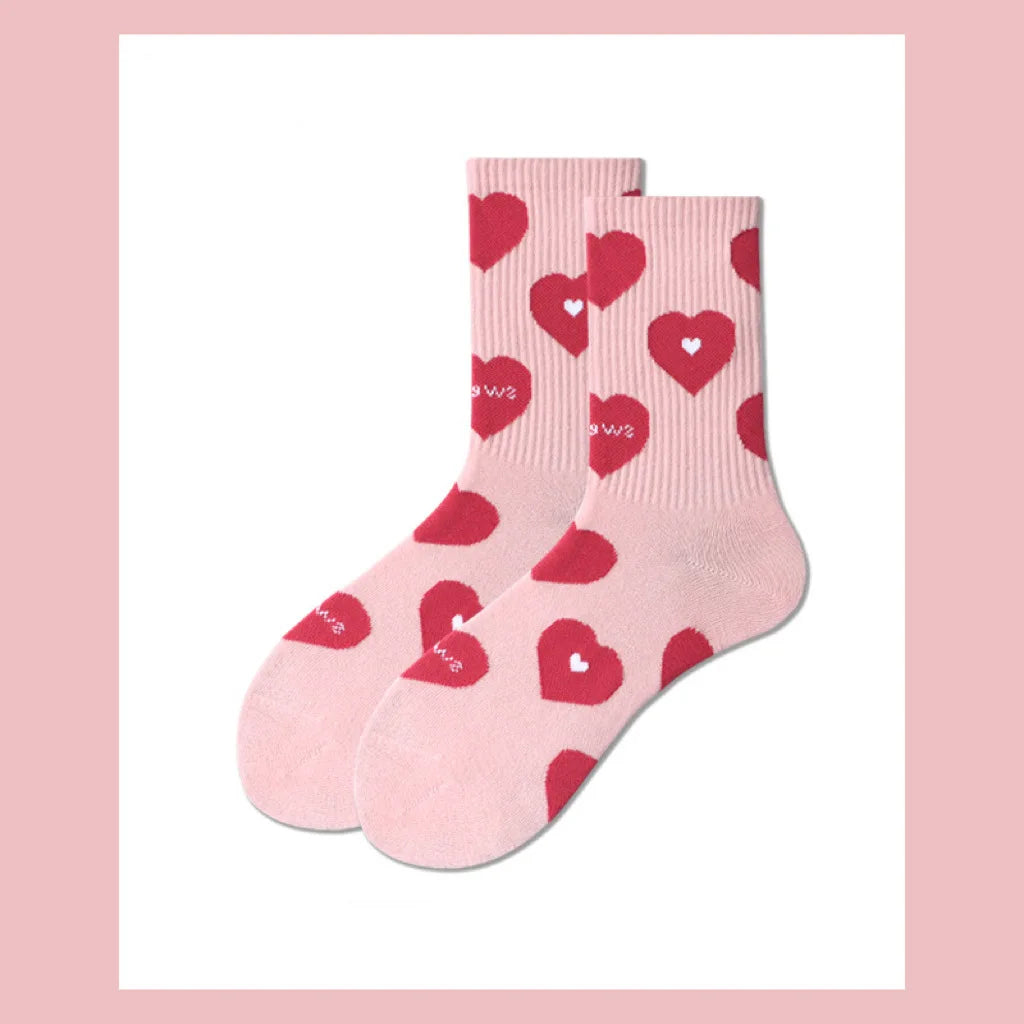 🍓 Sweet Strawberry Delight Socks 🍬 | Fun Harajuku Style for Happy Feet | Cute Cotton Treats 🎉🎀