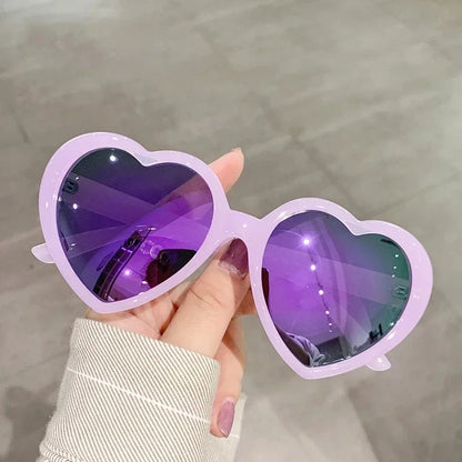 Kawaii Love Heart Polarized Sunglasses 💖✨ | Cute Retro UV400 Eyewear for Trendy Women 🌈🕶️
