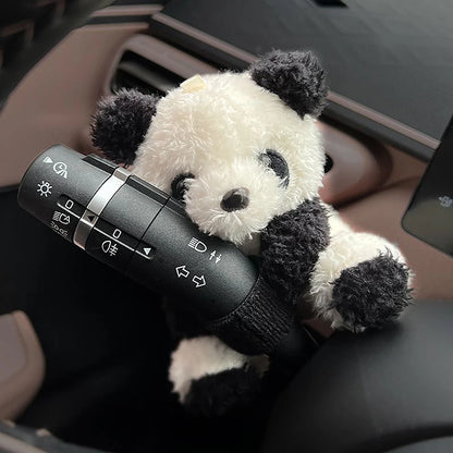 Kawaii Plush Puppy Wiper Accessory 🐶✨ Cute Bowknot Dog Car Decoration for Whimsical Interiors!