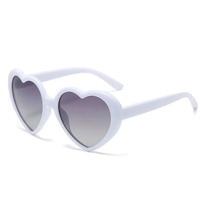 Kawaii Love Heart Polarized Sunglasses 💖✨ | Cute Retro UV400 Eyewear for Trendy Women 🌈🕶️