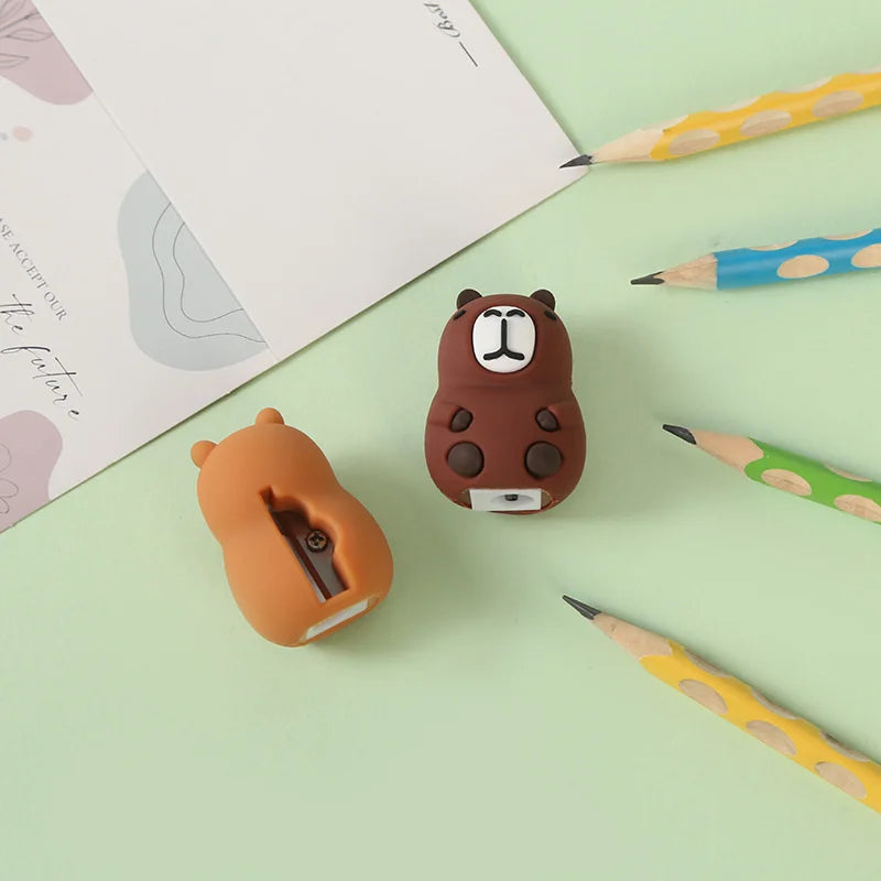 Adorable Capybara Pencil Sharpener - Whimsical School Supplies for Every Creative Mind! ✏️🐾