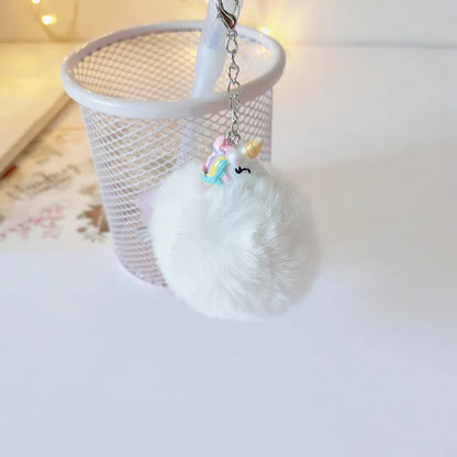 Kawaii Unicorn Plush Gel Ink Pen 🦄✨ | Cute Winter Stationery for School & Office | 0.5mm Writing Magic!