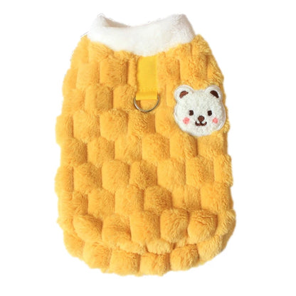 🐾 Cozy Cuddle Paws: Adorable Plush Sweater for Tiny Tails 🐶✨