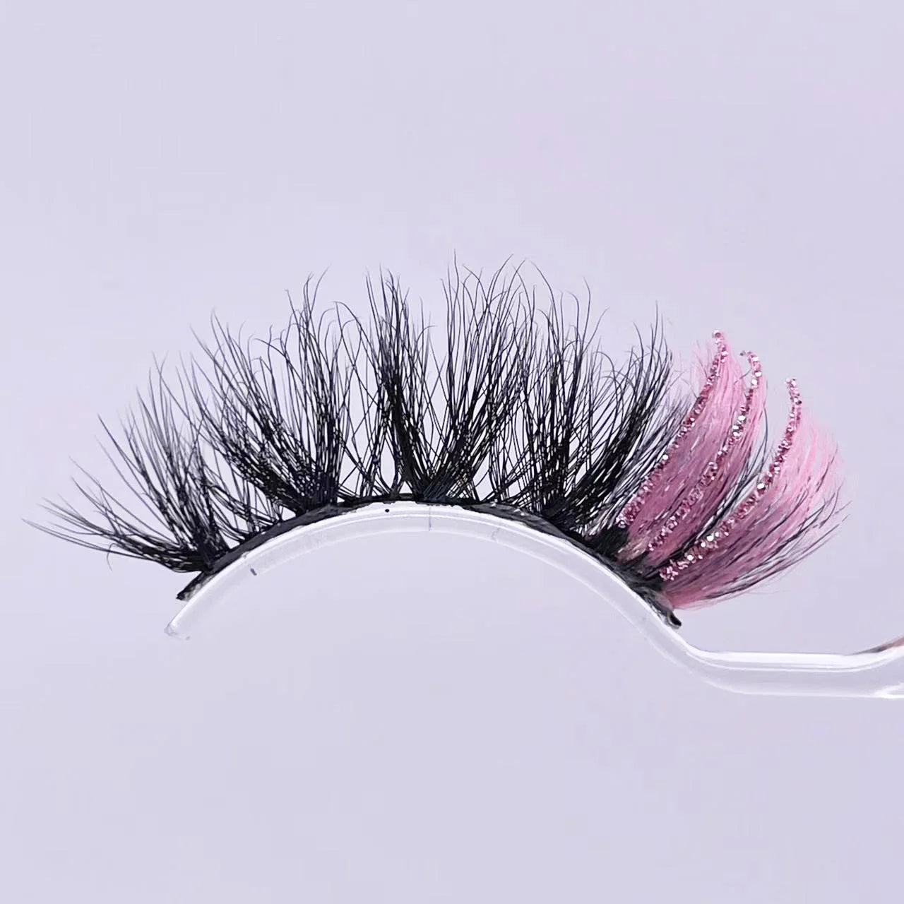 ✨ Kawaii Glitter Ombre 20MM Mink Lashes 🌈 | Dramatic & Colorful Fake Eyelashes 💖