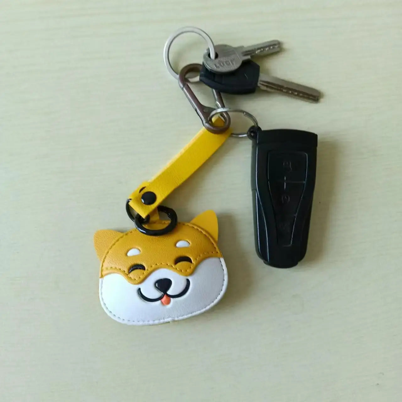 Kawaii Shiba Inu PU Keychain 🐶✨ | Adorable Dog Pendant for Bags & Gifts 🎁