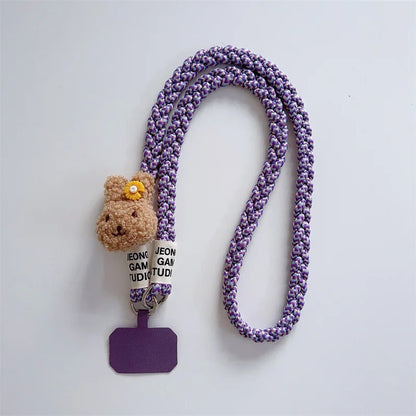 Kawaii Outdoor Adventure Lanyard 🌟✨ Cute Mobile Phone Strap for Women - Anti-Loss & Fashionable Hanging Accessory! 🎀📱