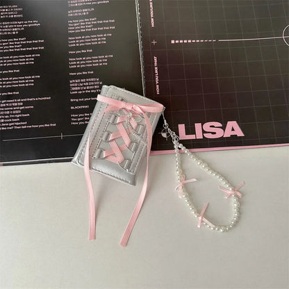 Kawaii Bow Mini Wallet for Women 💖✨ | Cute PU Leather Coin Purse in Y2K Style 🌈 | Adorable Casual Accessory 🎀