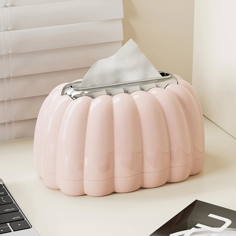 Kawaii Chic Tissue Box 🐰✨ | Adorable Light Luxury Paper Holder for Your Cozy Living Room 🌸💖