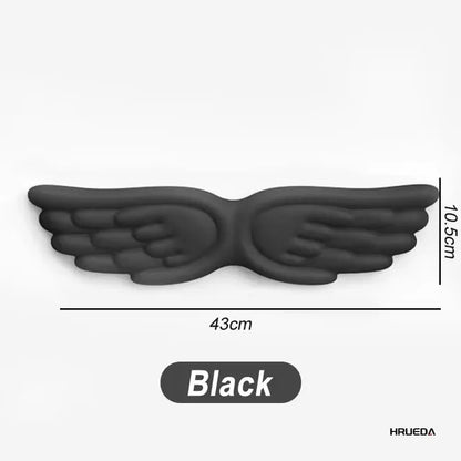 Kawaii Angel Wing Memory Foam Wrist Rest & Mouse Pad Set 🌸✨ Ergonomic & Non-Slip for Happy Typing! 💖🖱️