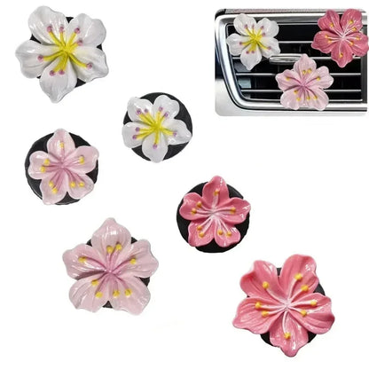 Cute Daisy Car Air Freshener Clips 🌼✨ - 2pcs Aromatherapy Mini Flower Décor for Your Kawaii Ride! 🚗💖