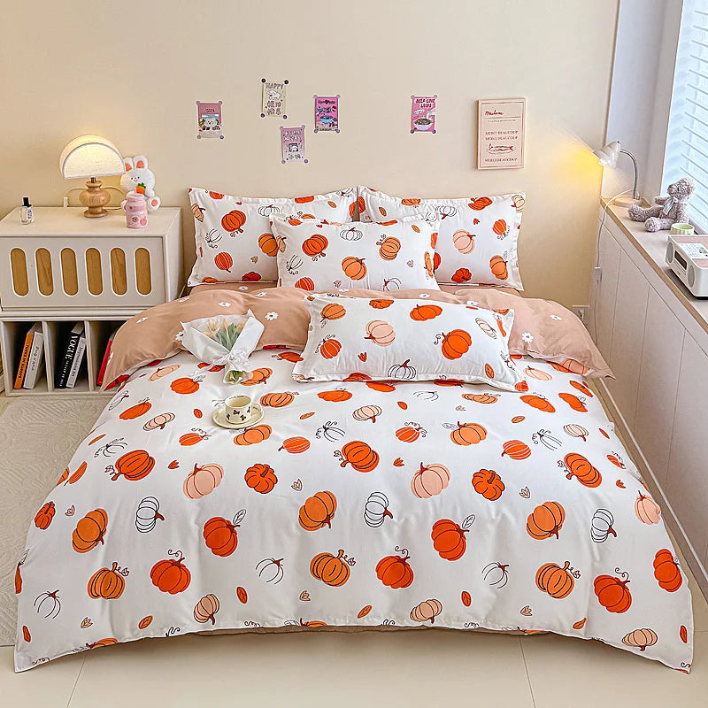 Charming Strawberry Dreamland Duvet Set 🍓✨ Cozy Kawaii Bedding for Sweet Sleep!