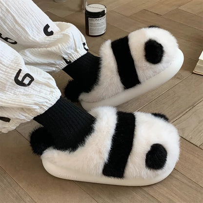 Panda Pals Plush Slippers 🐼✨ Cozy Cotton Cuteness for Happy Feet! 🏠💕
