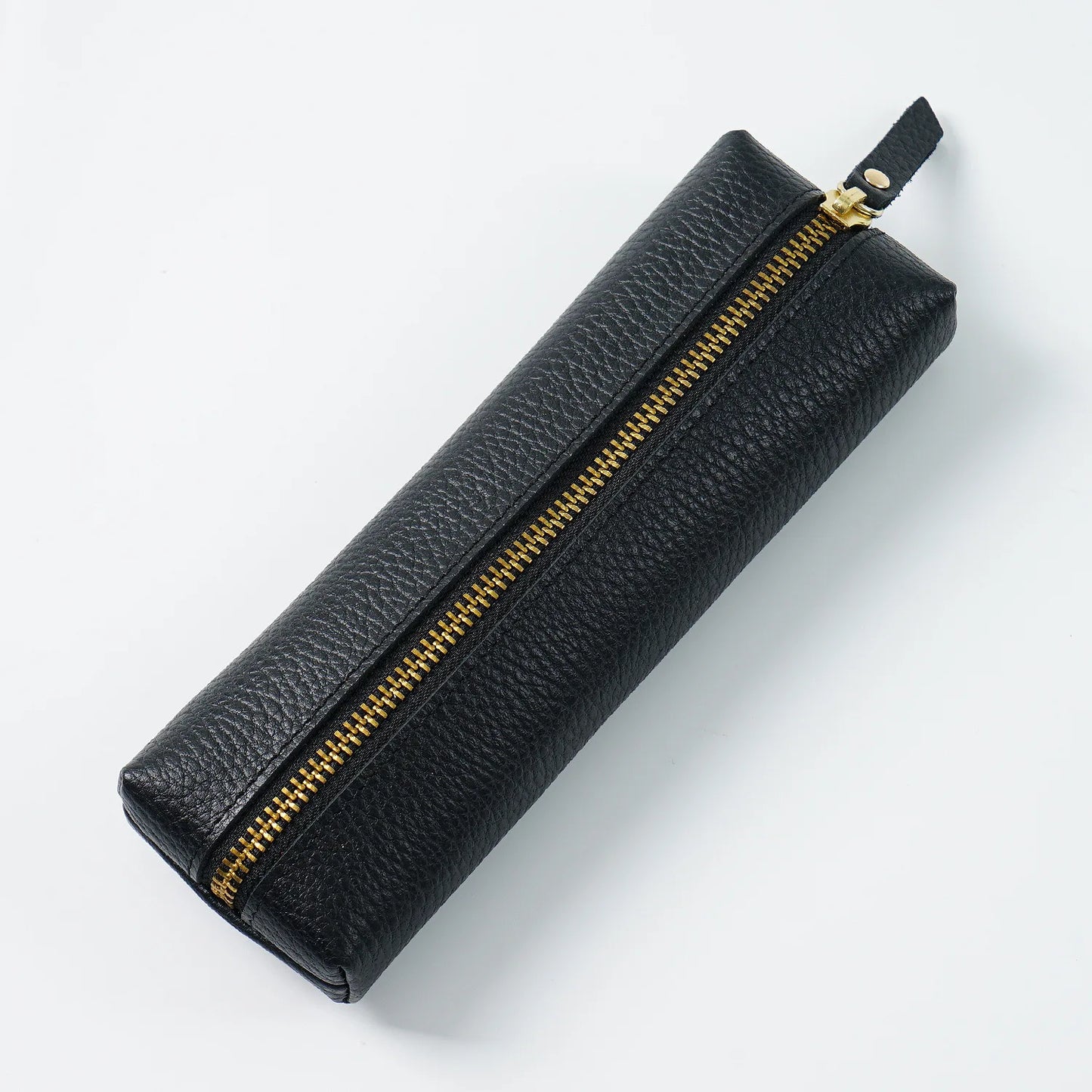 Kawaii Custom Cow Leather Pencil Case ✨🎨 - Adorable Personalized Zipper Bag for Students & Professionals! 🌈🖊️